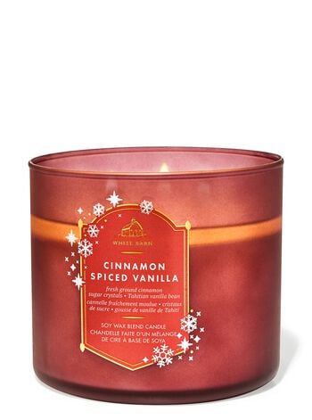 Cinnamon Spiced Vanilla 3-Wick Candle เทียนหอม 3 ไส้
