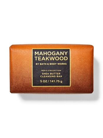 Mahogany Teakwood Shea Butter Cleansing Bar สบู่ก้อน