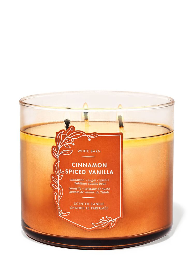 Cinnamon Spiced Vanilla 3-Wick Candle เทียนหอม 3 ไส้
