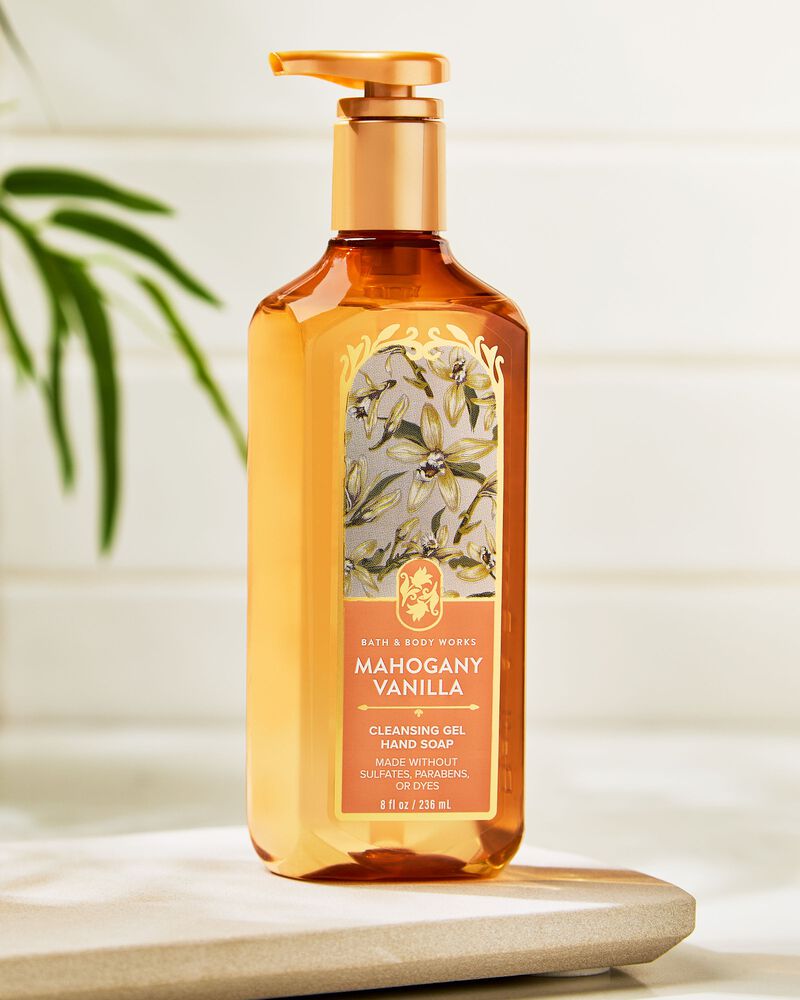 Mahogany Vanilla Cleansing Gel Hand Soap เจลล้างมือสูตรทำความสะอาด