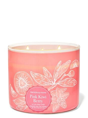 Pink Kiwi Berry 3-Wick Candle เทียนหอม 3 ไส้