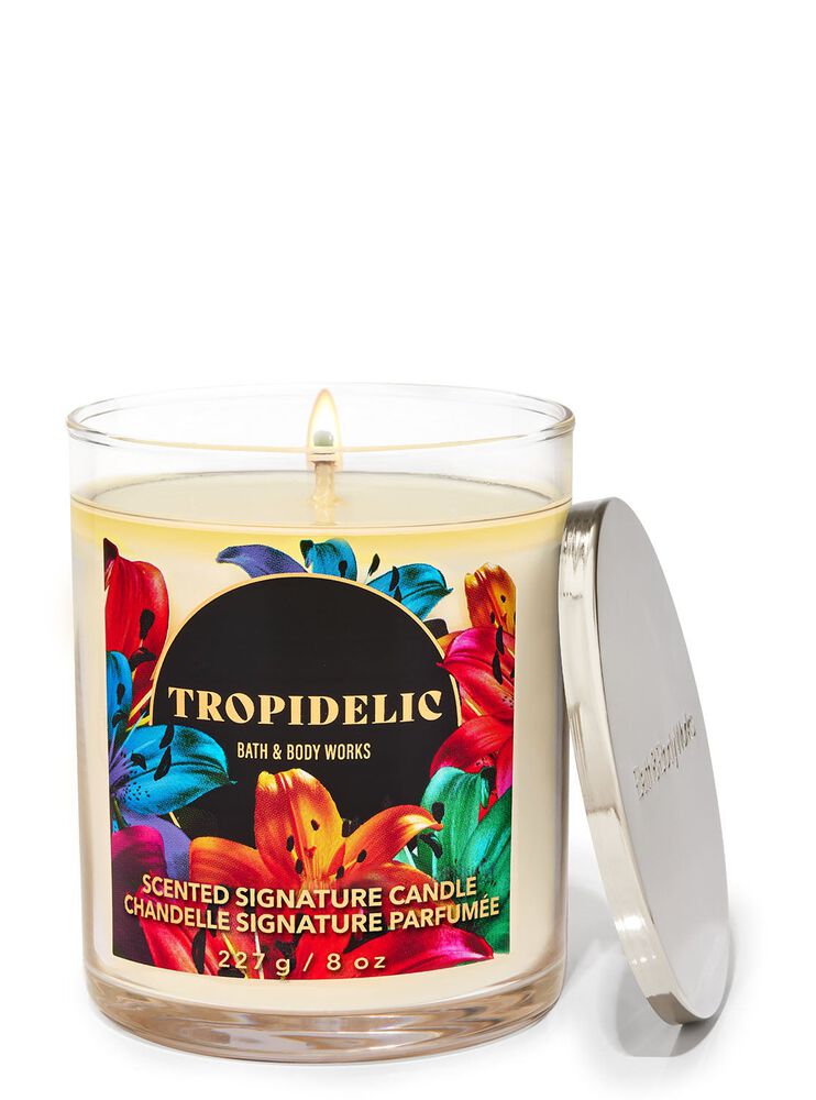 Tropidelic Signature Single Wick Candle เทียนหอม 1 ไส้