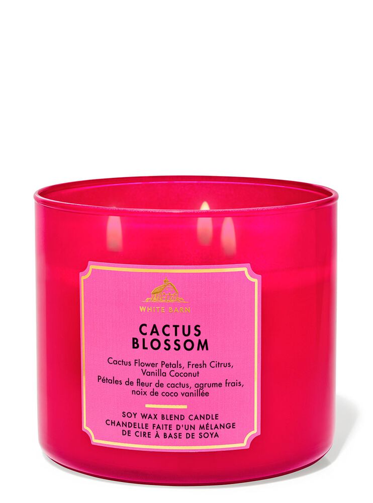 Cactus Blossom 3-Wick Candle เทียนหอม 3 ไส้