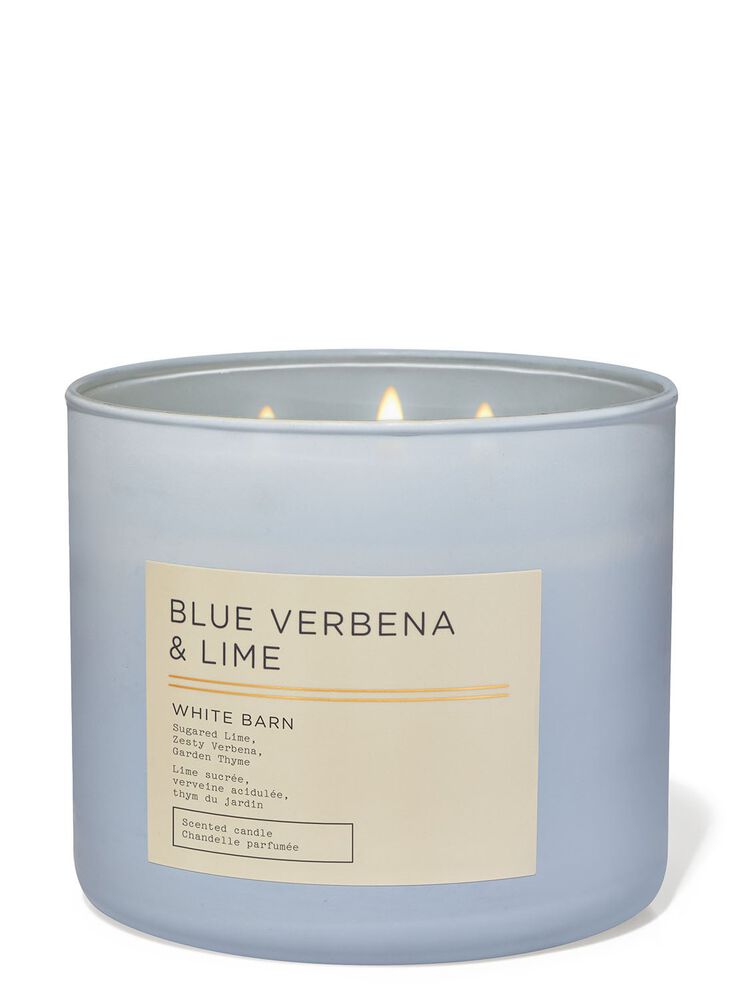 Blue Verbena & Lime 3-Wick Candle เทียนหอม 3 ไส้
