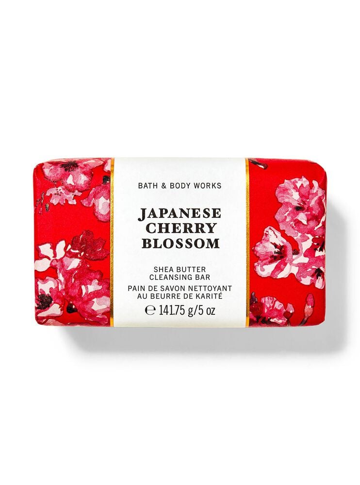 Japanese Cherry Blossom Shea Butter Cleansing Bar สบู่ก้อน