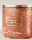 Mahogany Vanilla 3-Wick Candle image number null