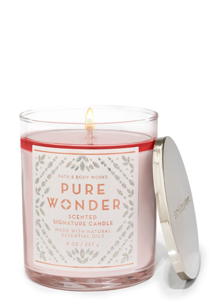 Pure Wonder Signature Single Wick Candle เทียนหอม 1 ไส้