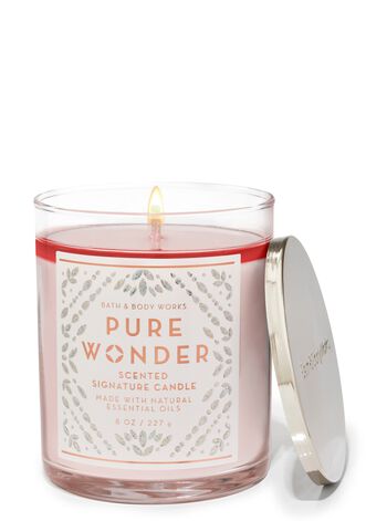 Pure Wonder Signature Single Wick Candle เทียนหอม 1 ไส้