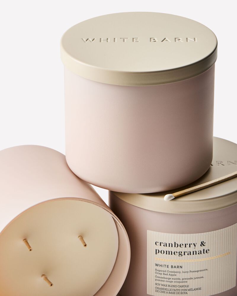 Cranberry & Pomegranate 3-Wick Candle เทียนหอม 3 ไส้