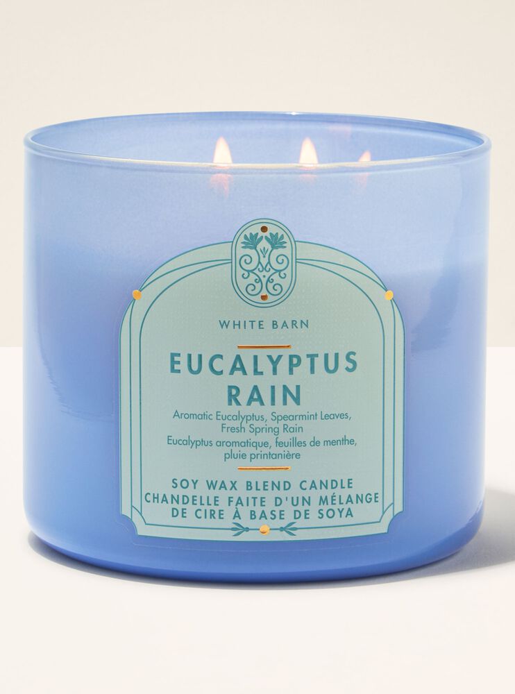 Eucalyptus Rain 3-Wick Candle เทียนหอม 3 ไส้