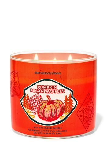 Pumpkin Pecan Waffles 3-Wick Candle เทียนหอม 3 ไส้