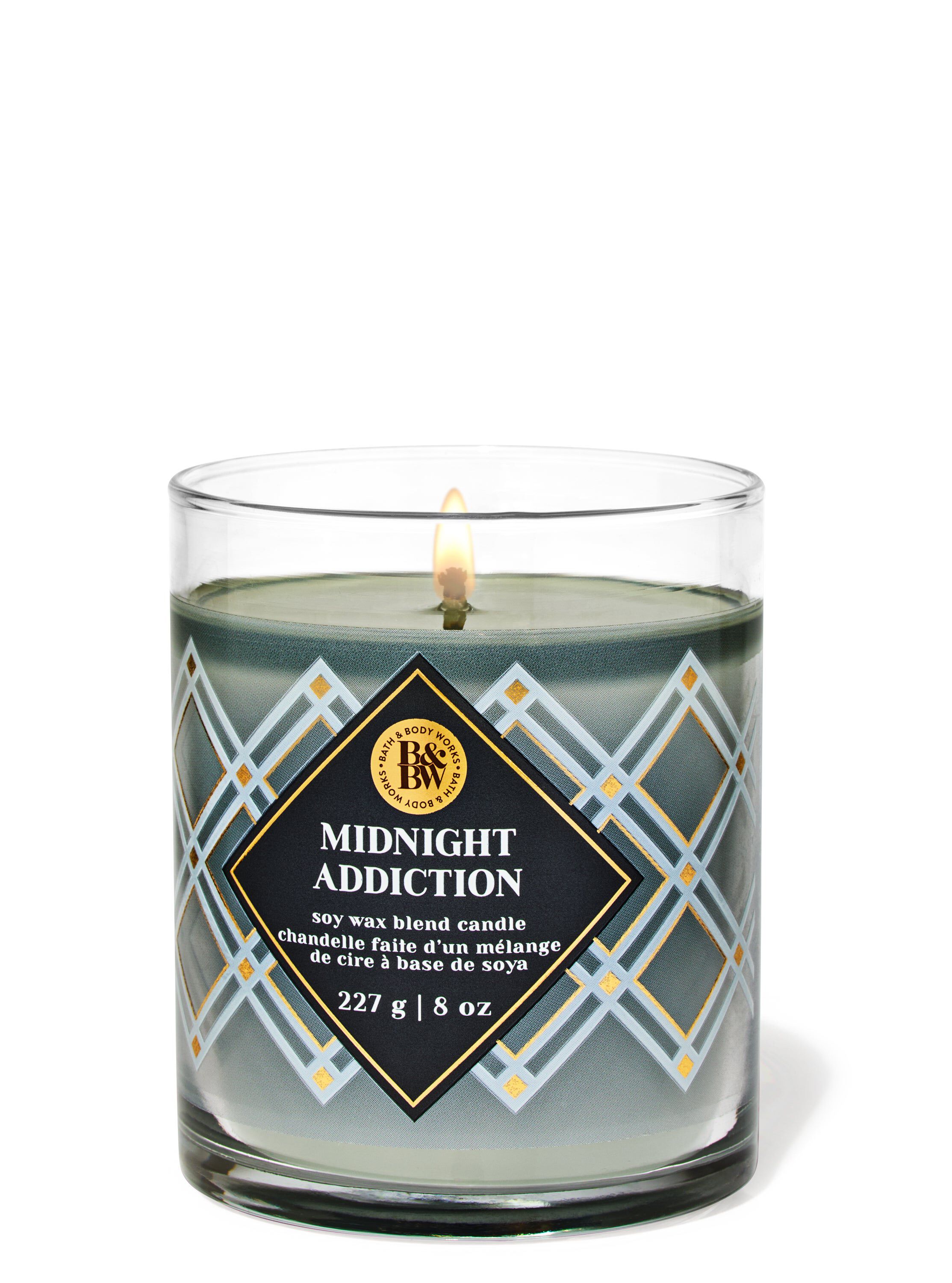 Shop Midnight Addiction Single Wick Candle | TH Bath & Body Works