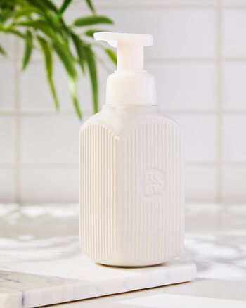 Cream Ceramic Gentle & Clean Foaming Hand Soap Dispenser โฟมล้างมือ