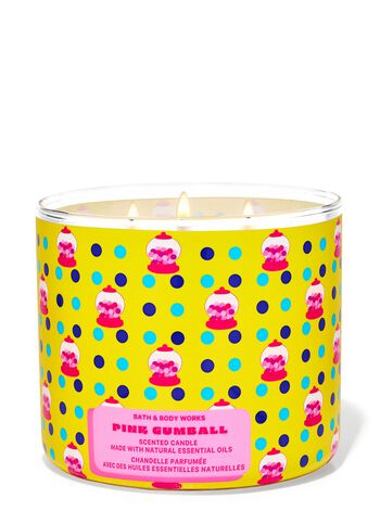 Pink Bubblegum 3-Wick Candle เทียนหอม 3 ไส้