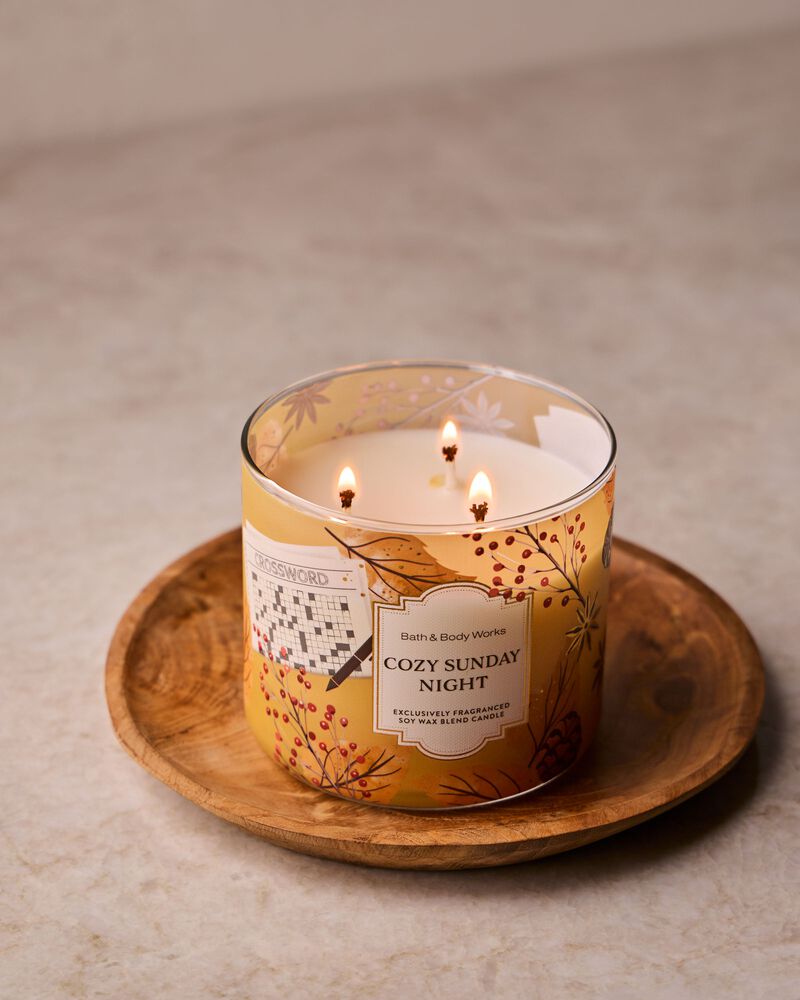 Cozy Sunday Night 3-Wick Candle เทียนหอม 3 ไส้