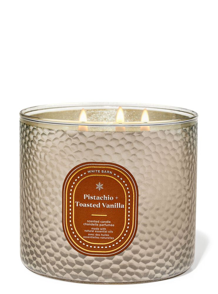 Pistachio & Toasted Vanilla 3-Wick Candle เทียนหอม 3 ไส้