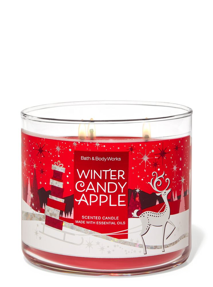 Winter Candy Apple 3-Wick Candle เทียนหอม 3 ไส้