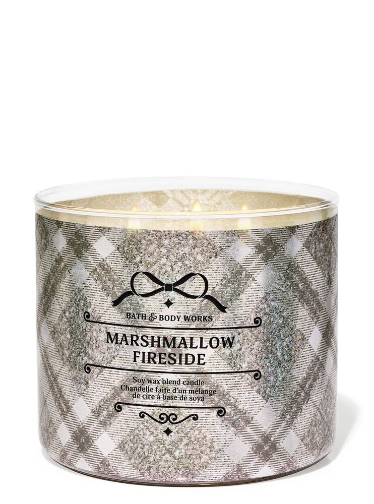 Marshmallow Fireside 3-Wick Candle เทียนหอม 3 ไส้