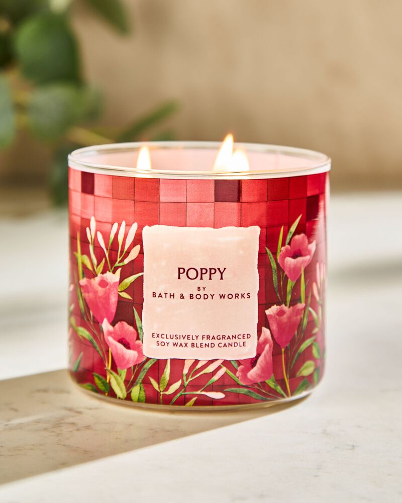 Poppy 3-Wick Candle เทียนหอม 3 ไส้
