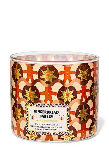 Gingerbread Bakery 3-Wick Candle เทียนหอม 3 ไส้