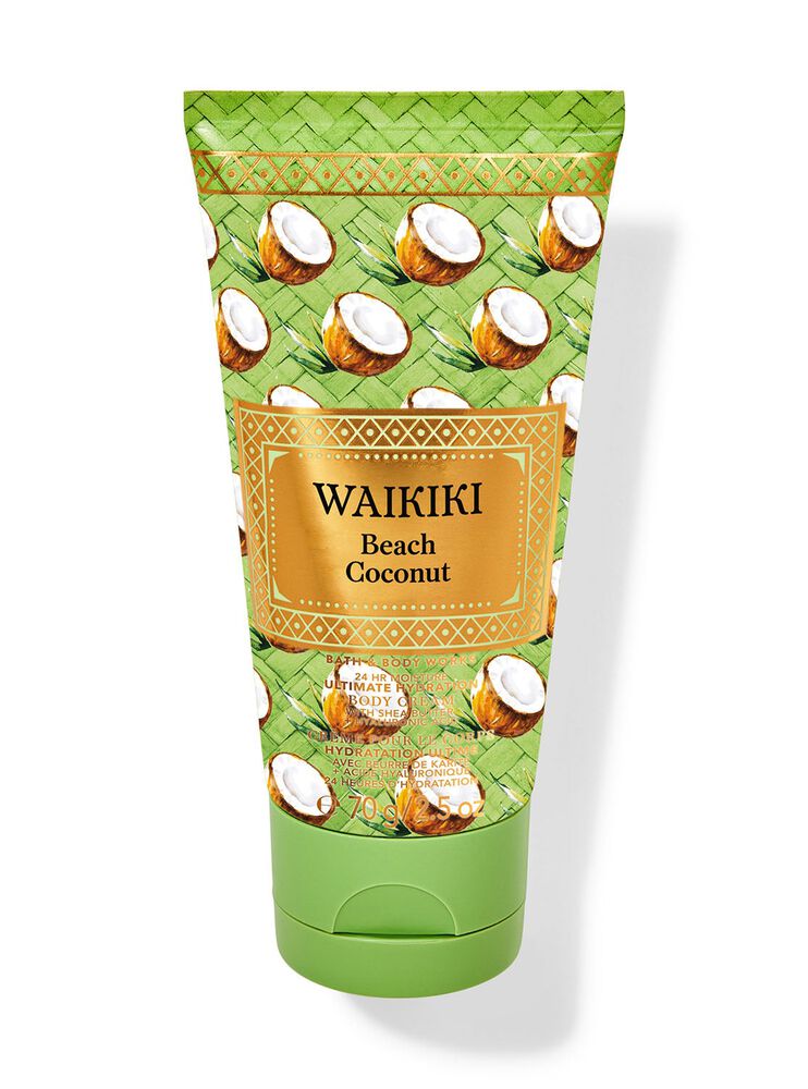 Waikiki Beach Coconut Travel Size Ultimate Hydration Body Cream บอดี้ครีมขนาดพกพา