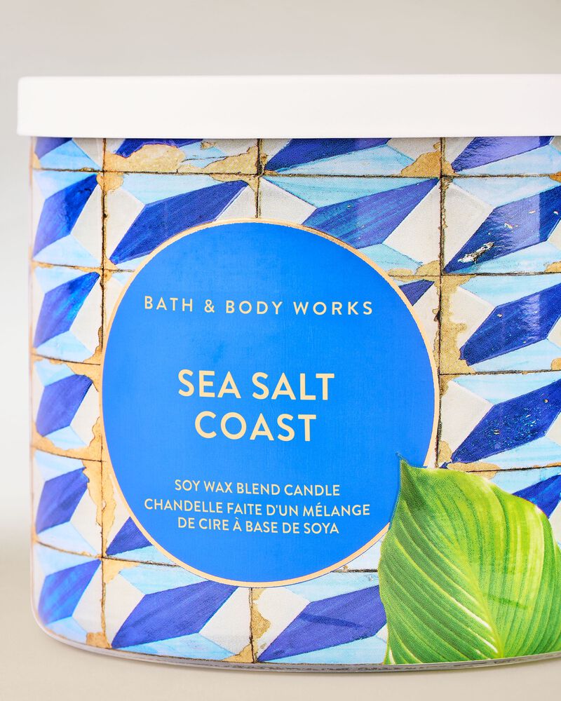Sea Salt Coast 3-Wick Candle เทียนหอม 3 ไส้