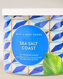 Sea Salt Coast 3-Wick Candle image number null