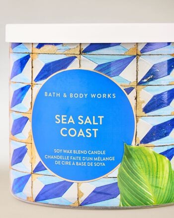 Sea Salt Coast 3-Wick Candle เทียนหอม 3 ไส้