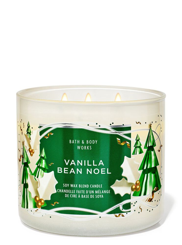 Vanilla Bean Noel 3-Wick Candle เทียนหอม 3 ไส้