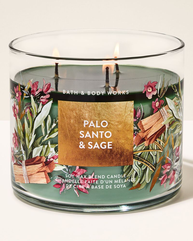 Palo Santo & Sage 3-Wick Candle เทียนหอม 3 ไส้