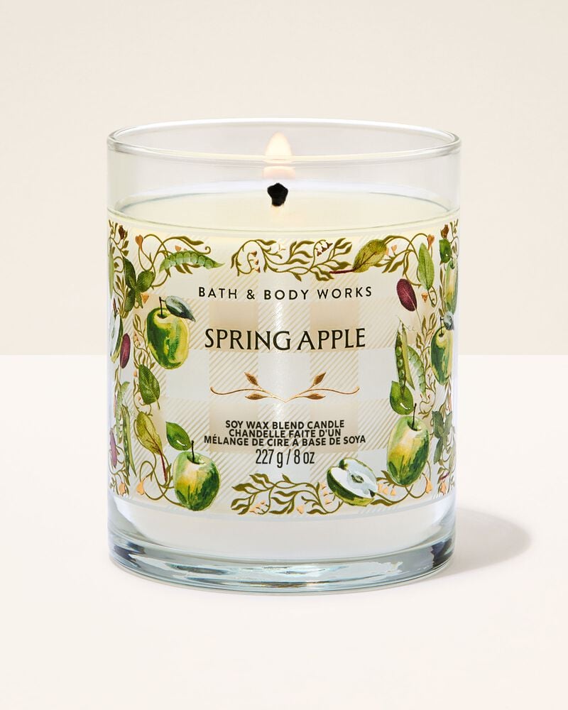 Spring Apple Single Wick Candle เทียนหอม 1 ไส้
