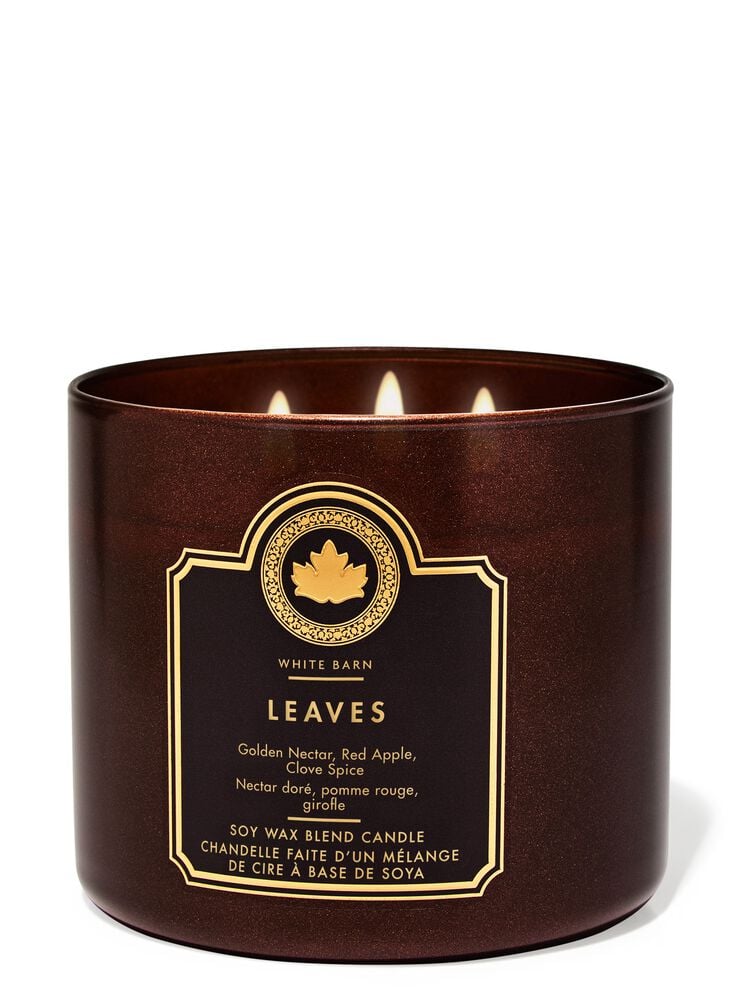 Leaves 3-Wick Candle เทียนหอม 3 ไส้