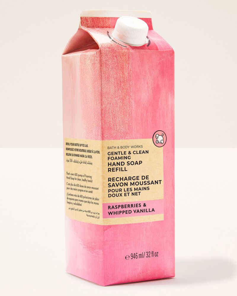 Raspberries & Whipped Vanilla Gentle & Clean Foaming Hand Soap Refill รีฟิลโฟมล้างมือ