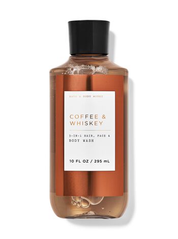 Coffee & Whiskey 3-in-1 Hair, Face & Body Wash สบู่สูตร 3-in-1
