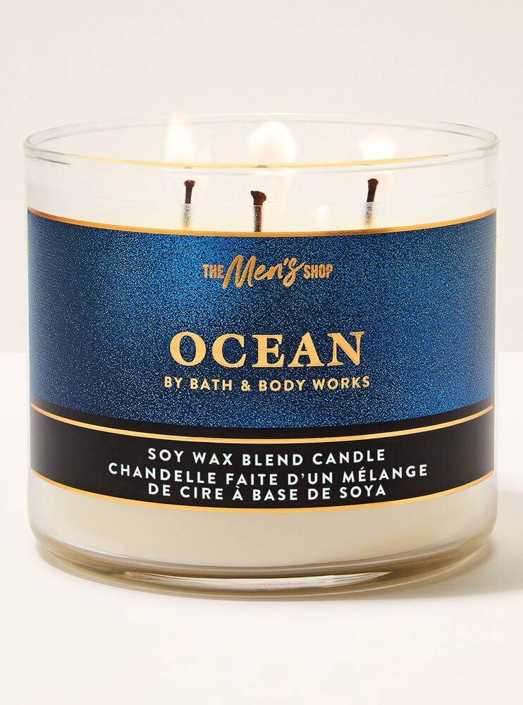Ocean 3-Wick Candle เทียนหอม 3 ไส้