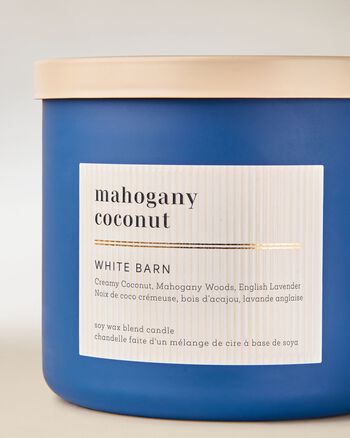 Mahogany Coconut 3-Wick Candle เทียนหอม 3 ไส้