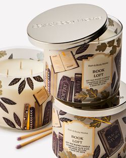 Book Loft 3-Wick Candle image number null