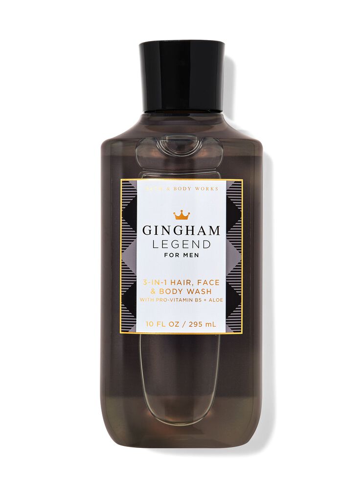 Gingham Legend 3-in-1 Hair, Face & Body Wash สบู่สูตร 3-in-1