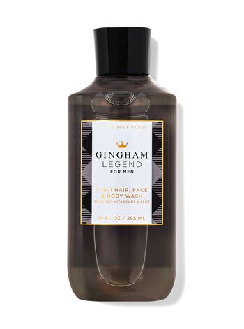 Gingham Legend 3-in-1 Hair, Face & Body Wash สบู่สูตร 3-in-1