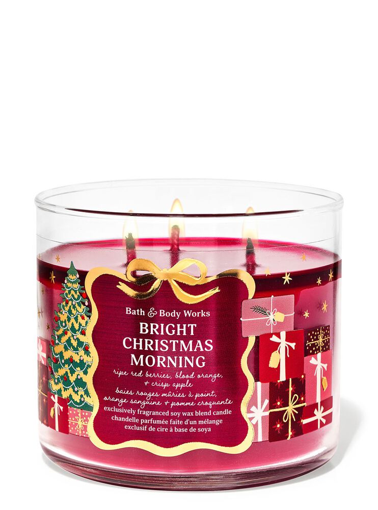 Bright Christmas Morning 3-Wick Candle เทียนหอม 3 ไส้