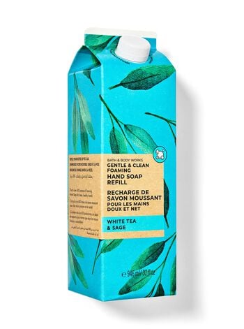 White Tea & Sage Gentle & Clean Foaming Refill รีฟิลโฟมล้างมือ