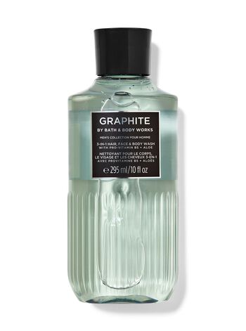 Graphite 3-in-1 Hair, Face & Body Wash สบู่สูตร 3-in-1