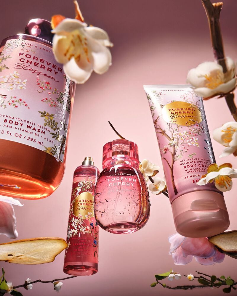 Forever Cherry Blossom 3-Wick Candle เทียนหอม 3 ไส้