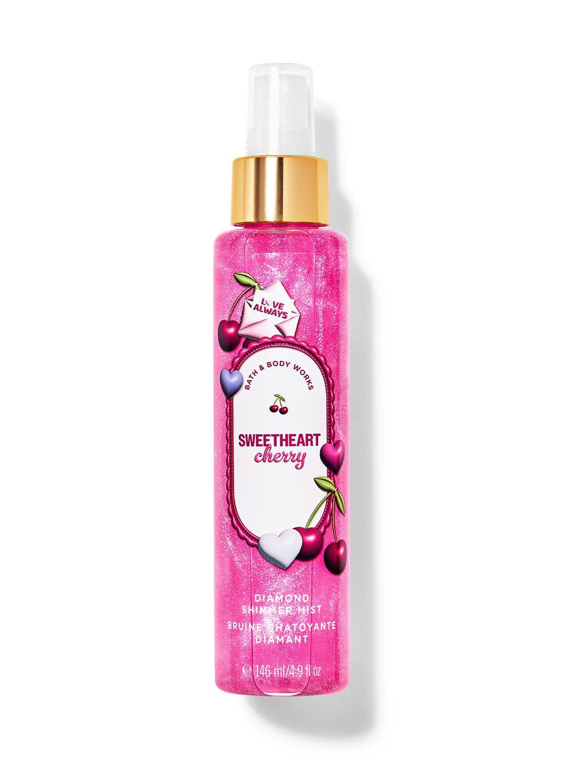 Shop Sweetheart Cherry Diamond Shimmer Mist | TH Bath & Body Works