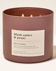 Blush Amber & Peony 3-Wick Candle image number null