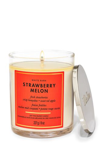 Strawberry Melon Single Wick Candle เทียนหอม 1 ไส้