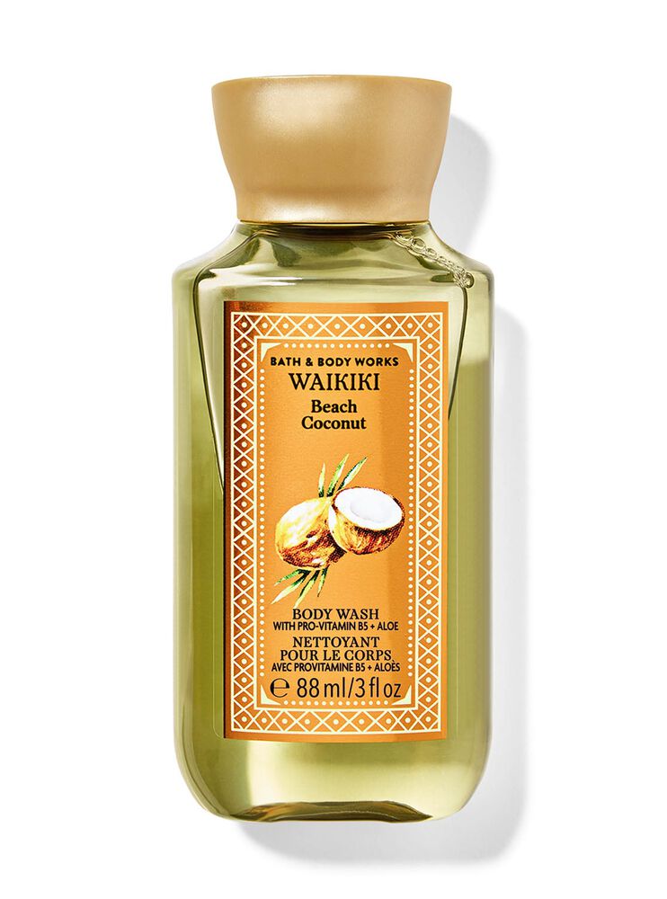 Waikiki Beach Coconut Travel Size Body Wash สบู่อาบน้ำขนาดพกพา