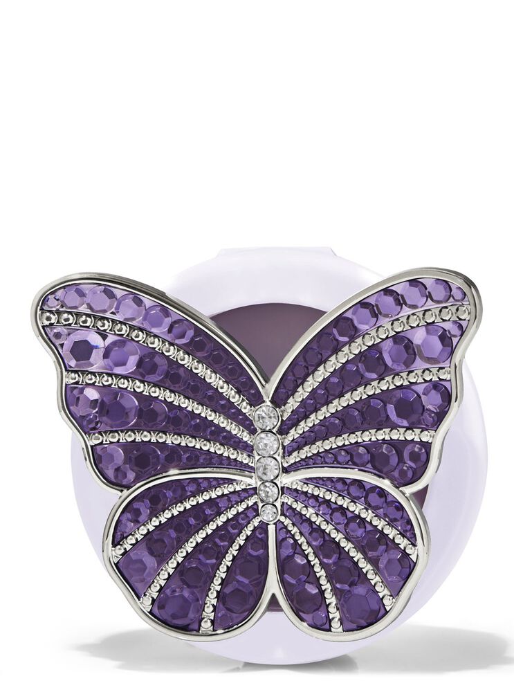 Gemstone Butterfly Visor Clip ที่วางน้ำหอมปรับอากาศรถยนต์