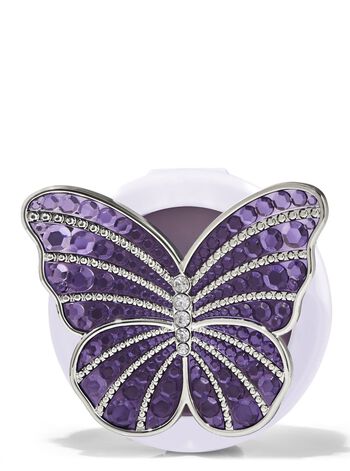 Gemstone Butterfly Visor Clip ที่วางน้ำหอมปรับอากาศรถยนต์