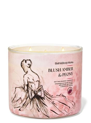 Blush Amber & Peony 3-Wick Candle เทียนหอม 3 ไส้